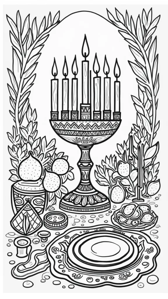 coloring pages kwanzaa